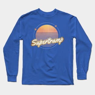 supertramp ll retro moon Long Sleeve T-Shirt